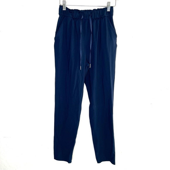 Lululemon Navy Blue Straight Leg Pant - Picture 1 of 6